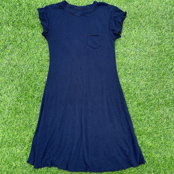 BDG Cap-Sleeve Camper Pocket Ribbed Dress XS casual spring summer vibes brunch - Picture 2 of 9
